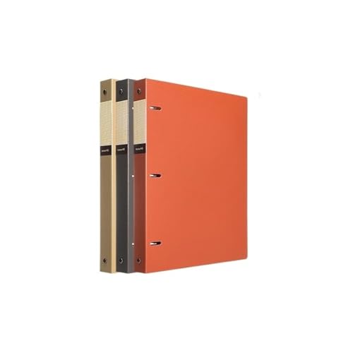 Dokumentenmappe Fächermappe 3 Stück A4 Perforierter Loseblattordner PP Dreiloch Verdickter Aktenordner Archivinformations-Organizer-Broschüre Schule Document Organizer von Xumh2024-3