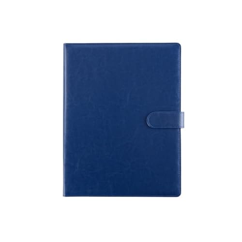 Dokumentenmappe Fächermappe A4 Multifunktionsordner mit Stifteinsatz Lederbuch zur Unterzeichnung von Geschäftsverträgen Dokumenteninformationstafelordner Schule Document Organizer(Blue) von Xumh2024-3