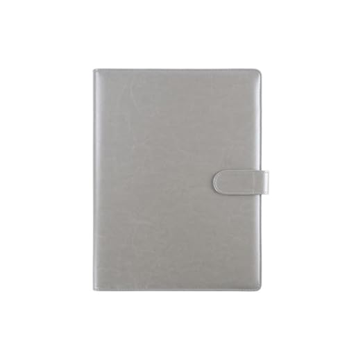 Dokumentenmappe Fächermappe A4 Multifunktionsordner mit Stifteinsatz Lederbuch zur Unterzeichnung von Geschäftsverträgen Dokumenteninformationstafelordner Schule Document Organizer(Grigio) von Xumh2024-3