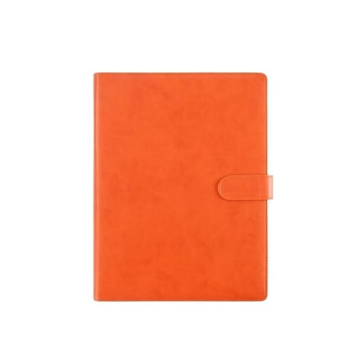 Dokumentenmappe Fächermappe A4 Multifunktionsordner mit Stifteinsatz Lederbuch zur Unterzeichnung von Geschäftsverträgen Dokumenteninformationstafelordner Schule Document Organizer(Orange) von Xumh2024-3