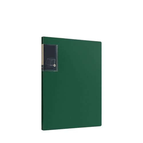 Dokumentenmappe Fächermappe A4-Ordner mit transparenten Einlagen, 30-seitiges Datenbuch, mehrschichtiger Vertragsdokumenten-Organizer Schule Document Organizer(Green) von Xumh2024-3