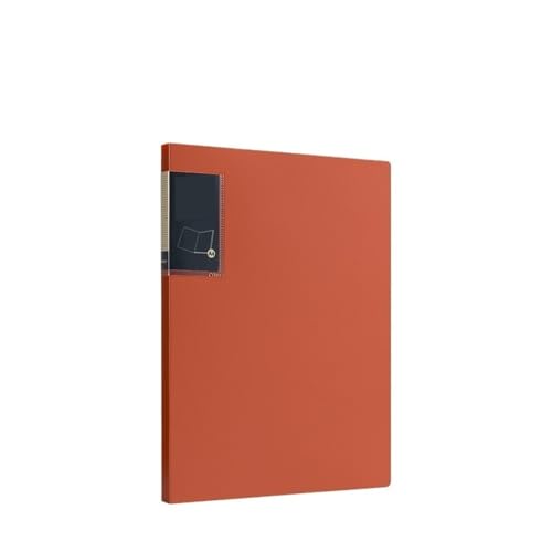 Dokumentenmappe Fächermappe A4-Ordner mit transparenten Einlagen, 30-seitiges Datenbuch, mehrschichtiger Vertragsdokumenten-Organizer Schule Document Organizer(Orange) von Xumh2024-3