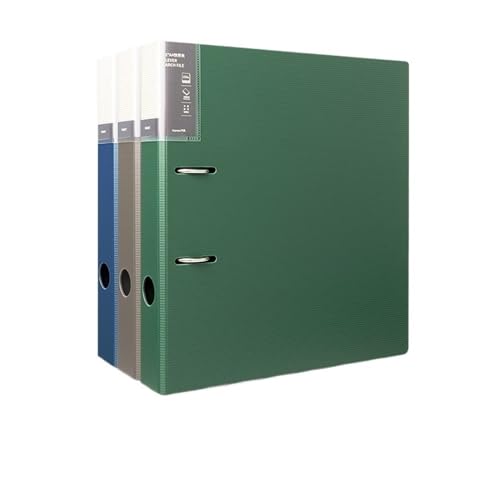 Dokumentenmappe Fächermappe A4 Perforierte Aktenmappe 2-Loch Datenblatt Abnehmbare Archiv-Aufbewahrungsmappe 3 Stück Schule Document Organizer(Multi-colored) von Xumh2024-3