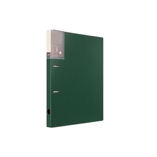 Dokumentenmappe Fächermappe A4 Perforierter Loseblattordner PP Zweiloch-Aktenordner Archivinformations-Organizer-Broschüre Schule Document Organizer(Green) von Xumh2024-3
