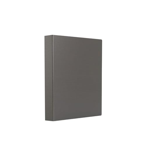 Dokumentenmappe Fächermappe A5-Ordner Großraum-Ordner mit zwei Löchern for Loseblätter Multifunktionaler Ordner zur Datenspeicherung von Rechnungen Bürobedarf Schule Document Organizer(Grigio) von Xumh2024-3