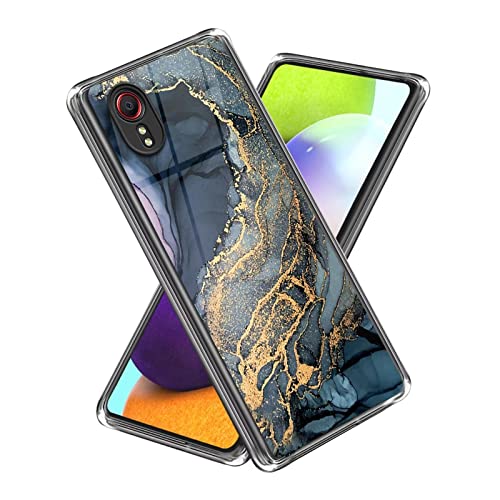 Xunlaixin Kompatibel mit Samsung Galaxy Xcover 5 Hülle, mit Displayschutz, Ultra dünn Handyhülle Klare weiche Silikon TPU Case Transparent Cover für Samsung Galaxy Xcover 5 (Marmor) von Xunlaixin