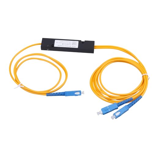 Xunsomten 1 x Glasfaser-Splitter, SC UPC 1 x 2 PLC Singlemode Glasfaser-Splitter, SC/UPC Glasfaser-Splitter für faseroptisches Kommunikationssystem Xunsomten 1 x Glasfaser-Splitter, SC UPC 1 x 2 PLC Singlemode Glasfaser-Splitter, SC/UPC Glasfaser-Splitter für faseroptisches Kommunikationssystem von Xunsomten