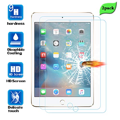 XUNYLYEE [2 Stück] Kompatibel mit iPad Mini 2019 Schutzfolie, Kristallklare Gehärtetem Glas Displayschutz für ipad Mini 5 /iPad Mini 2019 von XunyLyee