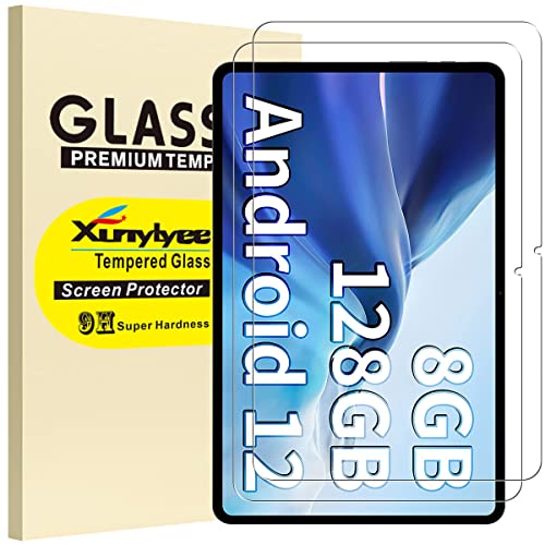 XunyLyee [2 Stück Schutzfolie Kompatibel mit TECLAST T50 11.0 Zoll, Panzer Schutz Glas Displayschutz für TECLAST T50 Pro Tablet von XunyLyee