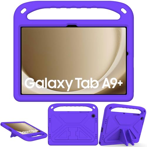 XunyLyee Hülle Kinder für Samsung Galaxy Tab A9 Plus 11 Zoll SM-X210/ SM-X216B, Violett von XunyLyee