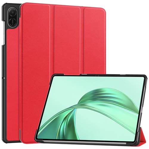 XunyLyee Hülle für Honor Pad X8a 11 Zoll - Ultra Dünn mit Standfunktion PU Leder Schutzhülle - Rot von XunyLyee