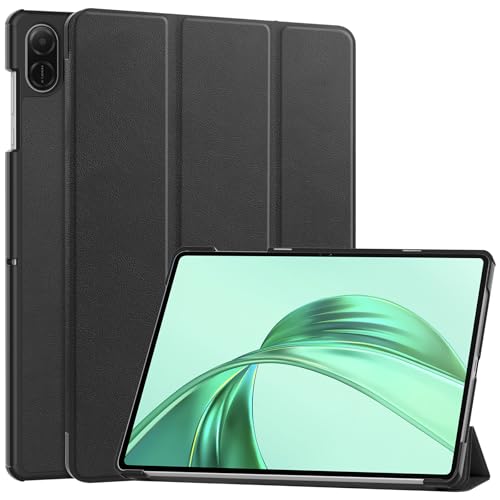XunyLyee Hülle für Honor Pad X8a 11 Zoll - Ultra Dünn mit Standfunktion PU Leder Schutzhülle - Schwarz von XunyLyee