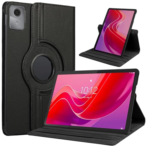 XunyLyee Hülle für Lenovo Tab M11 2024 PU-Leder 360° drehbare Multi-Winkel-Tasche mit Auto Sleep/Wake Funktion für Lenovo Tab M11 TB-330FU 11" - Schwarz XunyLyee Hülle für Lenovo Tab M11 2024 PU-Leder 360° drehbare Multi-Winkel-Tasche mit Auto Sleep/Wake Funktion für Lenovo Tab M11 TB-330FU 11" - Schwarz von XunyLyee