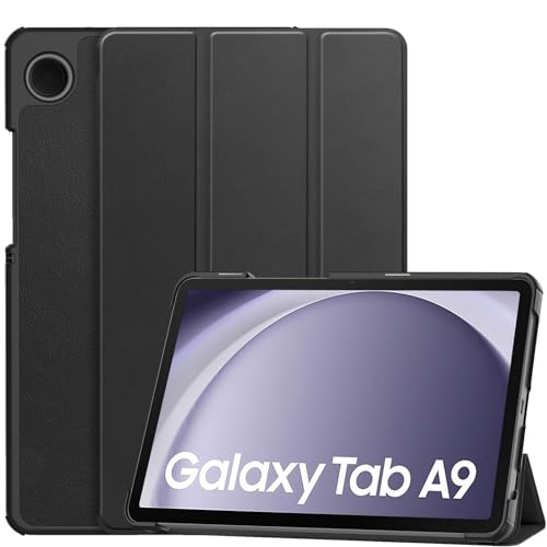 XunyLyee Hülle für Samsung Galaxy Tab A9 (8.7 Zoll) SM-X110/ SM-115 Schutzhülle, Schwarz von XunyLyee