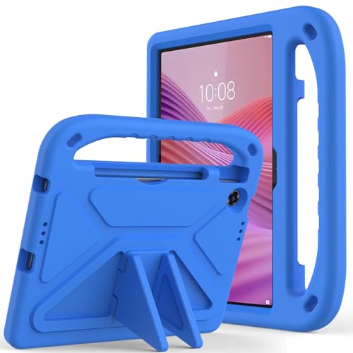 XunyLyee Kinder Hülle für Lenovo Tab 10.1 Zoll (TB311XU / TB311FU) 2025 Tablet, Eva Stoßfeste Griff Kinder Schutzhülle - Blau von XunyLyee