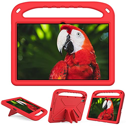 XunyLyee Kompatibel mit Lenovo Tab P11 Hülle, Eva Kinder Hülle [Handgriff Handle] Schutzhülle für Lenovo Tab P11 TB-J606F (11") - Rot von XunyLyee