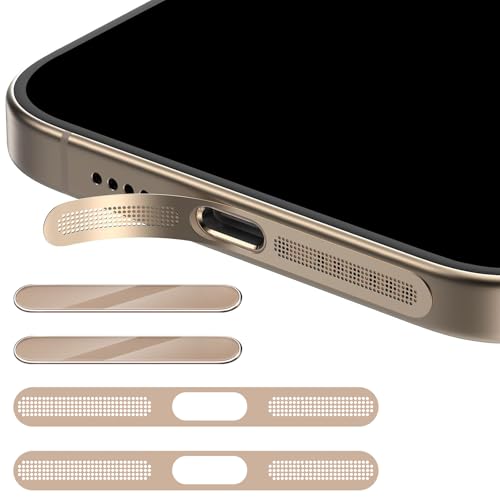 Xunzii 2 Stück Staubdichter Mesh-Aufkleber+ 2 Stück Camera Control Buttons Protector für iPhone 16/16 Pro/16 Plus/16 Pro Max, Schutz für Lautsprecher, 9H Anti-Kratz Tastenfolien, Desert Titanium Xunzii 2 Stück Staubdichter Mesh-Aufkleber+ 2 Stück Camera Control Buttons Protector für iPhone 16/16 Pro/16 Plus/16 Pro Max, Schutz für Lautsprecher, 9H Anti-Kratz Tastenfolien, Desert Titanium von Xunzii
