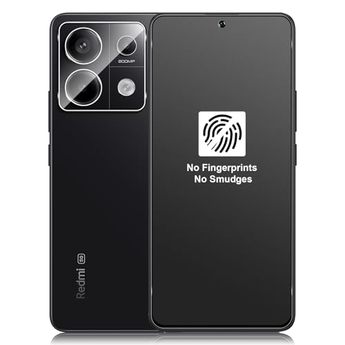 Xunzii Matt Schutzfolie für Xiaomi Poco X6 5G /Redmi Note 13 Pro 5G für Panzerglas, Anti-Fingerabdruck Matte Foile mit Kameraschutz [2+2 PCS], 9H Härte Schutzglas, Blendschutz Displayschutzfolie von Xunzii