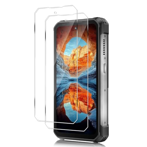 Xunzii Schutzfolie für OUKITEL WP100 Titan für Panzerglas, Anti-Kratzen Schutzglas Folie, 9H Härte Ultra-Klar Screen Protector Displayschutzfolie [2 Stück] von Xunzii