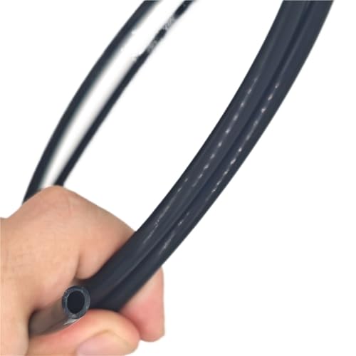 Xuulan 1 Meter 1 mm 2 mm 3 mm 4 mm 5 mm 6 mm 8 mm PTFE-FEP-Schlauch for 3D-Drucker-Teilerohr(Schwarz,ID 3mm x 5mm OD) von Xuulan