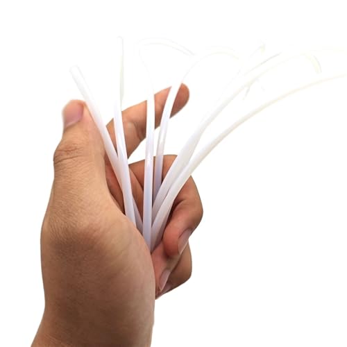 Xuulan 1 Meter 3D-Drucker Weißer PTFE-Schlauch Hot-End-Extruder 2x3mm 2x4mm 3x4mm 4x6mm(2x3mm) von Xuulan