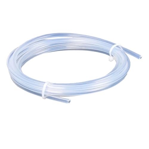 Xuulan 30T-2T PTFE-Rohr F46 Isolierter Kapillar-Hitzeschutz-Übertragungsschlauch Starre Temperaturkorrosionsbeständigkeit 2,5 kV 300 V(7T 3.76mm x 4.56mm) von Xuulan