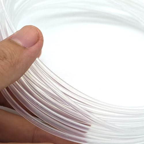 Xuulan 3D-Drucker-Teile, 1 Meter Extruder, PTFE-Schlauch, transparentes Rohr for 1,75 mm, 3 mm Innendurchmesser, 2 mm, 3 mm, 4 mm, 6 mm Außendurchmesser, 4 mm Extruder-Hot-End(Clear,ID3mm OD5mm) von Xuulan
