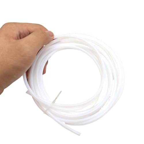 Xuulan F46 Isolierter Schlauch, starres Rohr, PTFE-Schlauch, 600 V ID, 1 mm, 2 mm, 2,5 mm, 3 mm, 10 mm, 11 mm, 12 mm, 13 mm, 14 mm, 15 mm, Temperaturkorrosionsbeständigkeit(ID 1.6mm x 3.2mm) von Xuulan