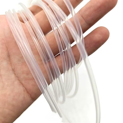 Xuulan PTFE-Schrumpfschlauch, Schrumpfverhältnis 1,7:1, Durchmesser 0,5 mm, 15 mm, 260 ℃, Hochtemperaturrohr, 600 V, durchscheinend(0.5mm) von Xuulan