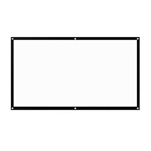 Projektor-Leinwand, hintere Projektionsleinwand, faltbar, knitterfrei, für den Innen- und Außenbereich (186 x 139 cm) von Xuyuehengqdd