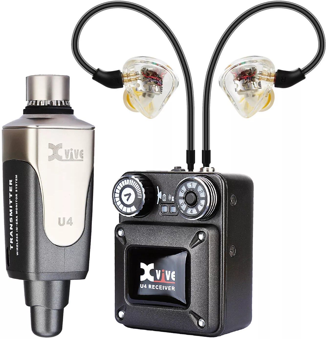 (B-Ware) Xvive U4T9 In-Ear Monitor Wireless System Bundle von Xvive
