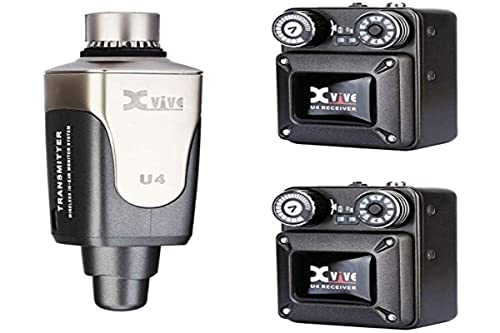 XVive U4 In-Ear Monitor Wireless System - Bundle, 1x Transmitter + 2x Receiver von Xvive