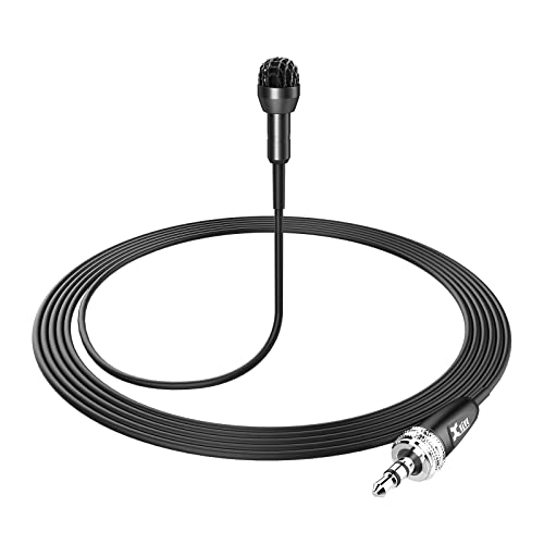 Xvive LV1 Lavalier mikrofon mit Kugelcharakteristik für Rode Wireless Go II, Sennheiser Wireless Lavalier Transmitter, Recorder, DSLR-Kamera von Xvive