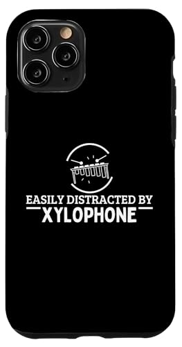 Lässt sich leicht vom Xylophon-Xylophon-Player ablenken Hülle für iPhone 11 Pro Lässt sich leicht vom Xylophon-Xylophon-Player ablenken Hülle für iPhone 11 Pro von Xylophone Designs For Percussion Musician