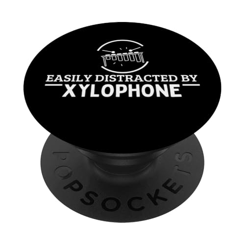 Lässt sich leicht vom Xylophon-Xylophon-Player ablenken PopSockets Klebender PopGrip Lässt sich leicht vom Xylophon-Xylophon-Player ablenken PopSockets Klebender PopGrip von Xylophone Designs For Percussion Musician