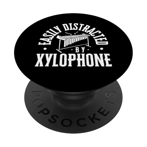 Lässt sich leicht vom Xylophon-Xylophon-Player ablenken PopSockets Klebender PopGrip Lässt sich leicht vom Xylophon-Xylophon-Player ablenken PopSockets Klebender PopGrip von Xylophone Designs For Percussion Musician
