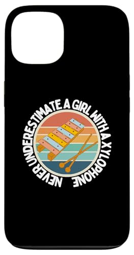 Unterschätzen Sie niemals ein Mädchen mit einem Xylophon Hülle für iPhone 13 Unterschätzen Sie niemals ein Mädchen mit einem Xylophon Hülle für iPhone 13 von Xylophone Designs For Percussion Musician