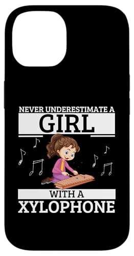 Unterschätzen Sie niemals ein Mädchen mit einem Xylophon Hülle für iPhone 14 Unterschätzen Sie niemals ein Mädchen mit einem Xylophon Hülle für iPhone 14 von Xylophone Designs For Percussion Musician