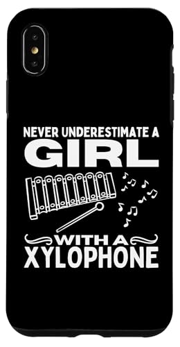 Unterschätzen Sie niemals ein Mädchen mit einem Xylophon Hülle für iPhone XS Max Unterschätzen Sie niemals ein Mädchen mit einem Xylophon Hülle für iPhone XS Max von Xylophone Designs For Percussion Musician
