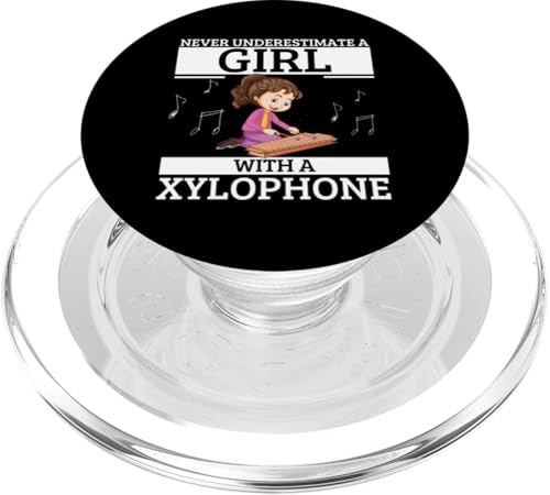 Unterschätzen Sie niemals ein Mädchen mit einem Xylophon PopSockets PopGrip für MagSafe Unterschätzen Sie niemals ein Mädchen mit einem Xylophon PopSockets PopGrip für MagSafe von Xylophone Designs For Percussion Musician