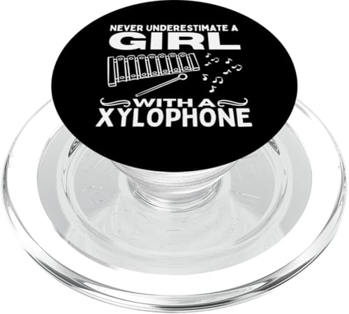 Unterschätzen Sie niemals ein Mädchen mit einem Xylophon PopSockets PopGrip für MagSafe Unterschätzen Sie niemals ein Mädchen mit einem Xylophon PopSockets PopGrip für MagSafe von Xylophone Designs For Percussion Musician