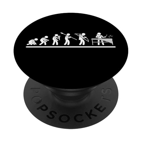 Vibraphone Evolution Marimba Women Funny Xylophon Player PopSockets Klebender PopGrip Vibraphone Evolution Marimba Women Funny Xylophon Player PopSockets Klebender PopGrip von Xylophone Designs For Percussion Musician