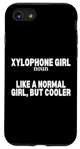 Xylophon Girl Definition Lustiger Frauen Xylophon Player Hülle für iPhone SE (2020) / 7 / 8 von Xylophone Designs For Percussion Musician