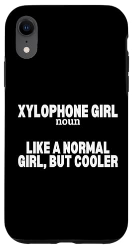 Xylophon Girl Definition Lustiger Frauen Xylophon Player Hülle für iPhone XR von Xylophone Designs For Percussion Musician
