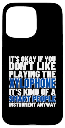Xylophon Is For Smart People Lustiger Xylophon-Player Hülle für iPhone 15 Pro Max Xylophon Is For Smart People Lustiger Xylophon-Player Hülle für iPhone 15 Pro Max von Xylophone Designs For Percussion Musician