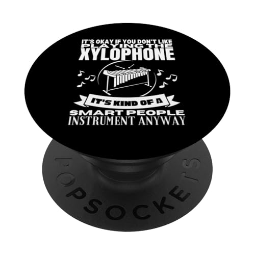 Xylophon Is For Smart People Lustiger Xylophon-Player PopSockets Klebender PopGrip Xylophon Is For Smart People Lustiger Xylophon-Player PopSockets Klebender PopGrip von Xylophone Designs For Percussion Musician