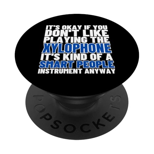 Xylophon Is For Smart People Lustiger Xylophon-Player PopSockets Klebender PopGrip Xylophon Is For Smart People Lustiger Xylophon-Player PopSockets Klebender PopGrip von Xylophone Designs For Percussion Musician