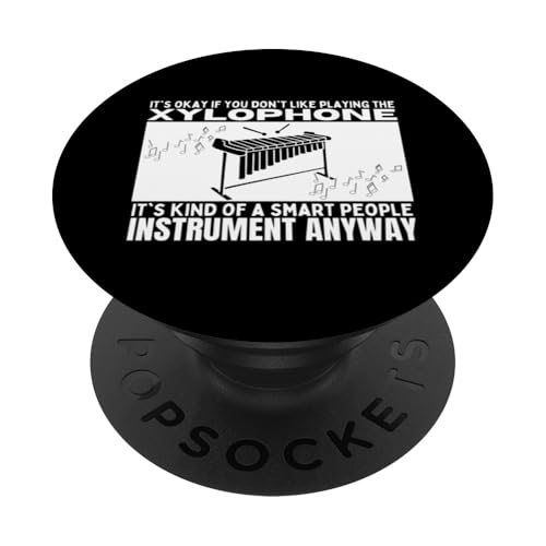 Xylophon Is For Smart People Lustiger Xylophon-Player PopSockets Klebender PopGrip Xylophon Is For Smart People Lustiger Xylophon-Player PopSockets Klebender PopGrip von Xylophone Designs For Percussion Musician