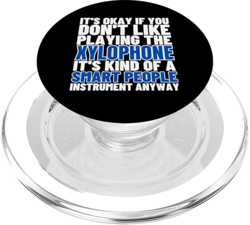 Xylophon Is For Smart People Lustiger Xylophon-Player PopSockets PopGrip für MagSafe Xylophon Is For Smart People Lustiger Xylophon-Player PopSockets PopGrip für MagSafe von Xylophone Designs For Percussion Musician