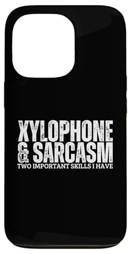 Xylophon und Sarkasmus Lustiger Xylophon-Player Hülle für iPhone 13 Pro von Xylophone Designs For Percussion Musician